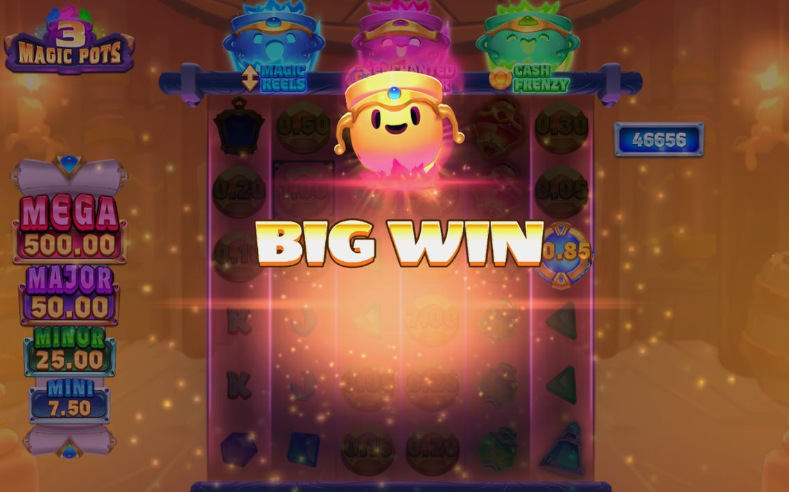 Free Spins-läget där griden växer till sex rader