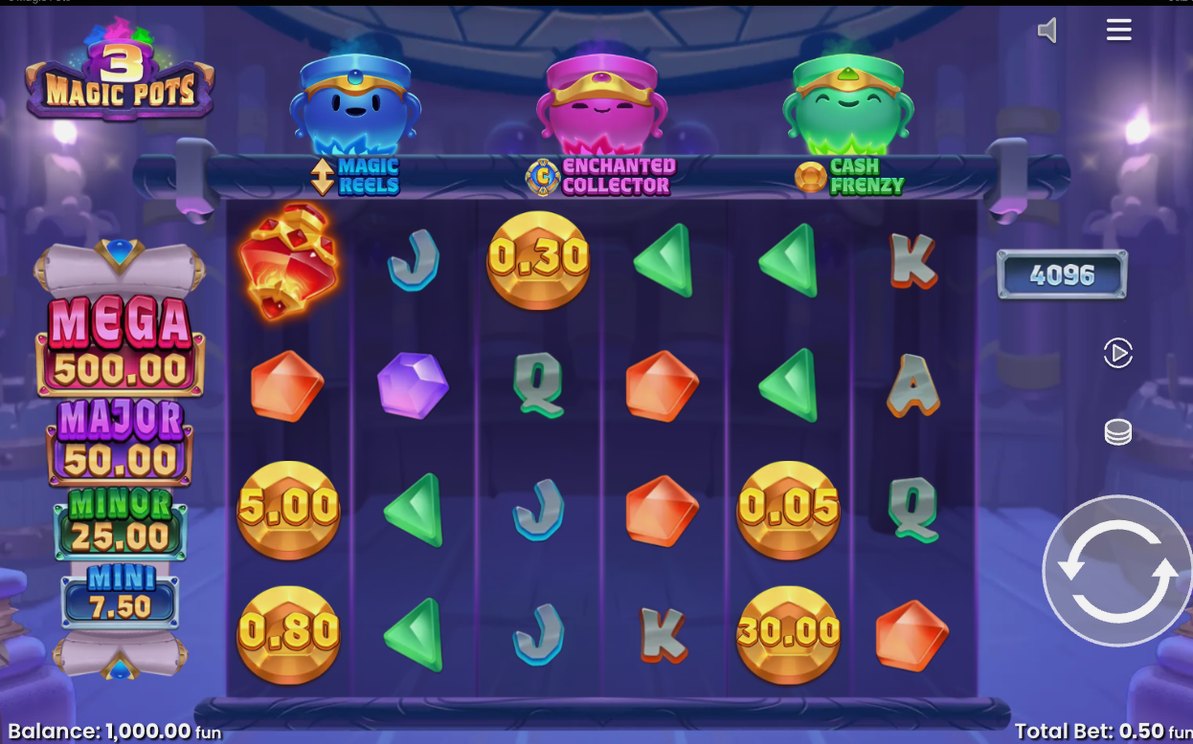 3 Magic Pots